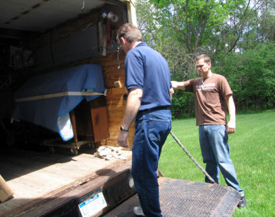 Final closing of the truck