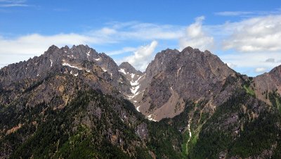 Warrior Peak and Mt Constance