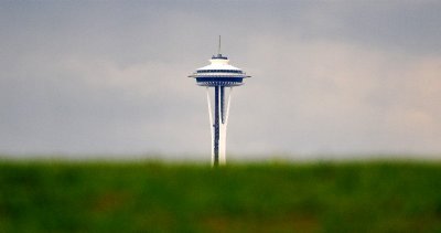 space needle at distance