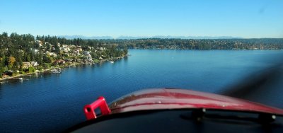 landing on Lake Washington