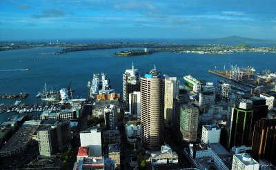 Auckland from Skytower