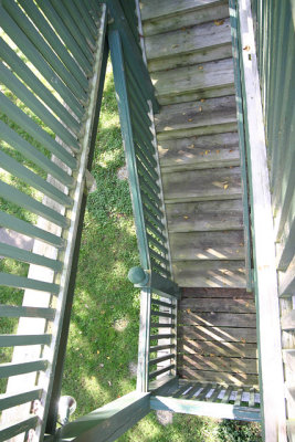 Stairs Down to Lower Deck