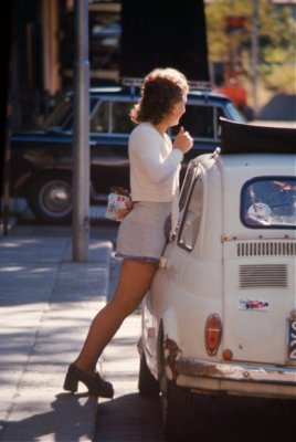Street Scene in Northern Italy 1972