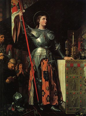 Joan of Arc at  Charles VII coronation
