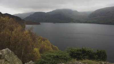 Returning via lakeside path