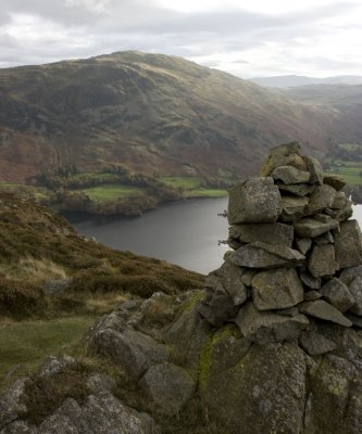 From the cairn Glenridding Dodd - nearly at the summit