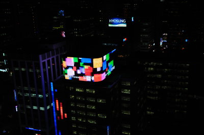 Colorful electronic billboard