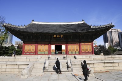 Main throne hall in Deoksugung Palace