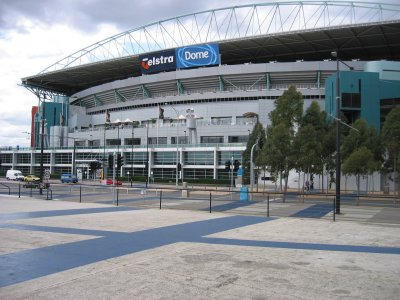 Telstra Dome was built specifically for Australian rules football, unlike most grounds that were originally designed for cricket
