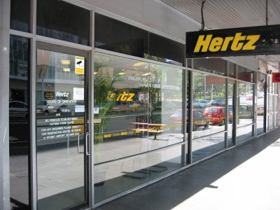 Hertz was pretty much available everywhere if you really want to rent a car. We chose to use public transportation