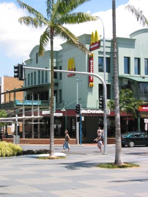 Yep. They have McDonald's here too. They also had McCafe's in them. Starbucks were everywhere too