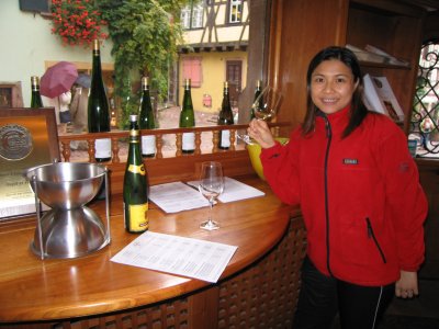 Wine tasting in Hugel & fils