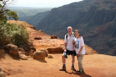Hiking in Waimea Canyon