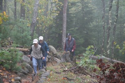 Hiking in the Mist