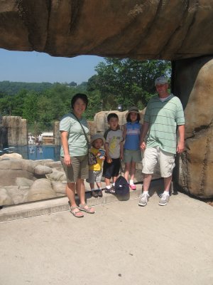 Family at Pittsburgh Zoo