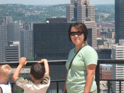 Checking out the Pittsburgh Skyline