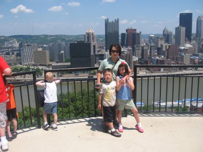 Checking out the Pittsburgh Skyline