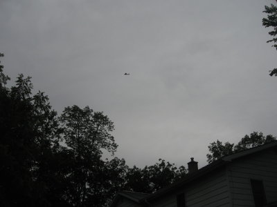 Final lap around our house in the Skyhawk