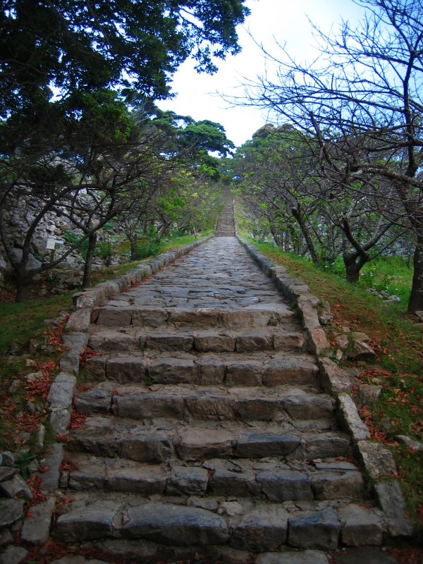 Old trail beyond Heiro-jo Gate