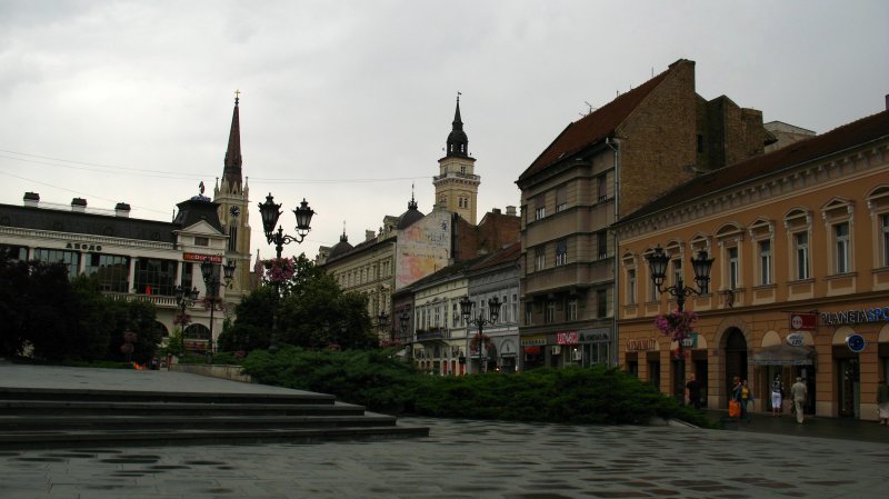 Square at Jervrejska and Pap Pavla