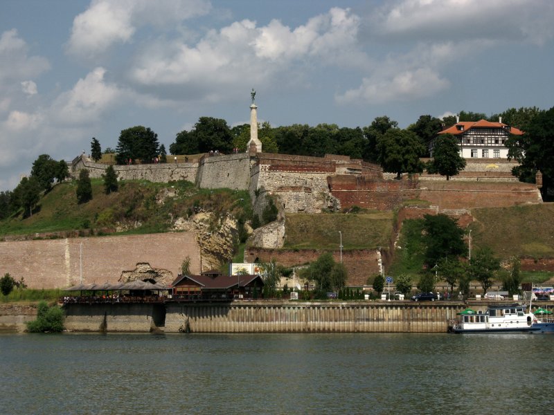 Citadel fortifications with Pobednik statue