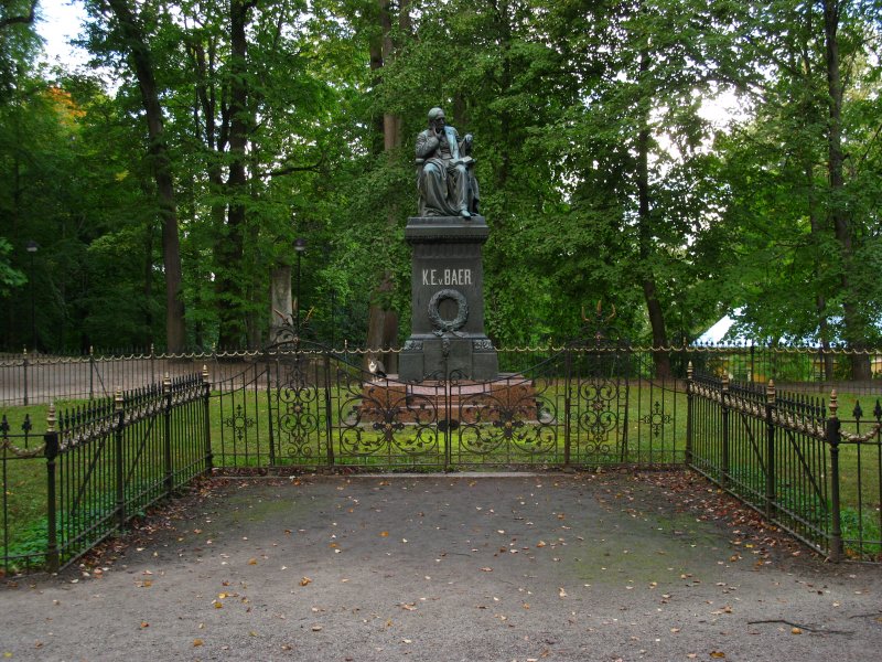 Monument to embryologist Karl Ernst von Baer