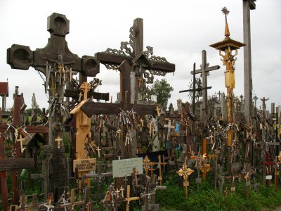 Jumble of crosses