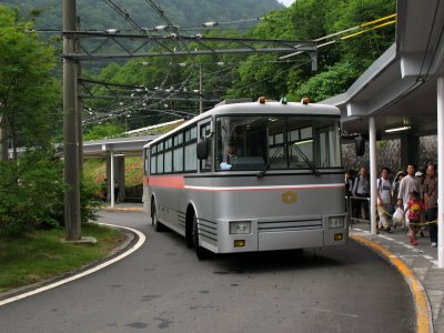 Trolleybus at Ōgizawa