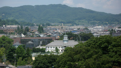 View northwards to the Kaichi Gakkō