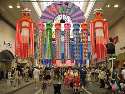 View down the Hon-machi arcade