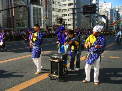 Okinawan musicians