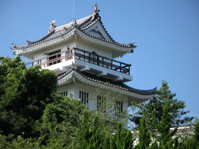 Modern Ōno-jō in Shiroyama-kōen