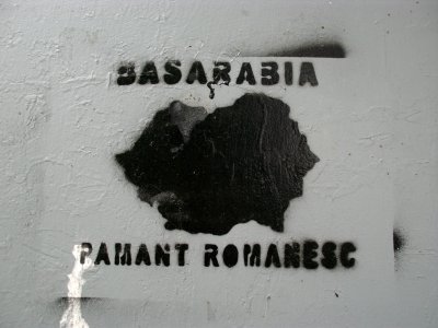 Pro-Romanian graffiti