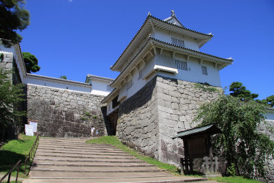 Steps up to the Minowa-mon, Nihonmatsu-jō
