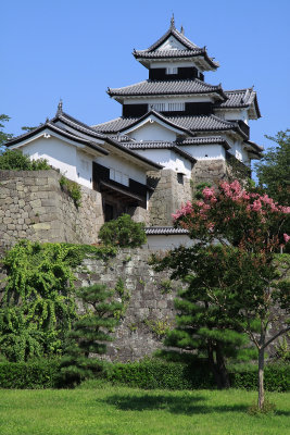 Komine-jō and flowers