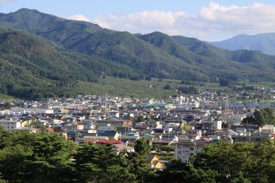 Southerly suburb of Aizu-Wakamatsu