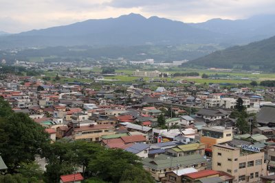 Rural sprawl of Kaminoyama Onsen
