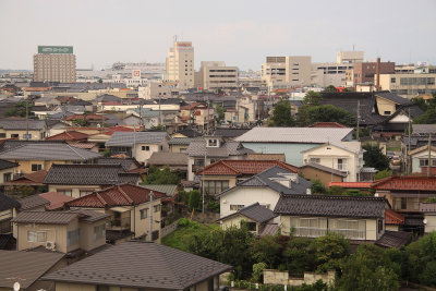 Low-rise skyline of Tsuruoka