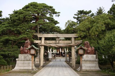 Outer torii of Hakusan-jinja