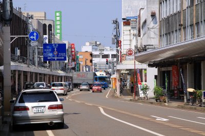 Standard shopping street in Shibata