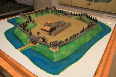 Scale model of the former castle