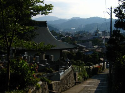 Up in the Higashiyama Temple District