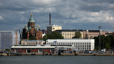 Waterfront view with Uspensky Cathedral