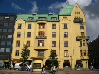 Early 20th-century building in central Helsinki