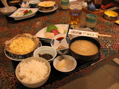 Dinner set of Aomori specialities