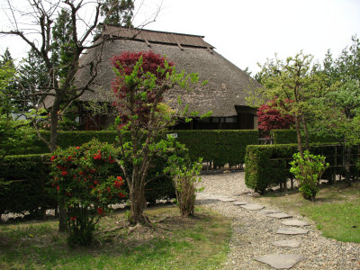 Garden path to Umeda residence