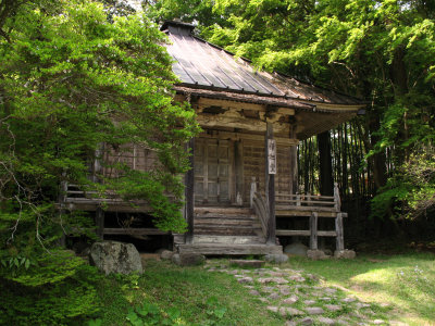 Time-weathered old hall