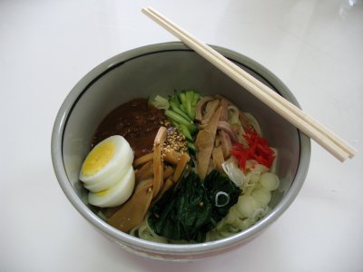 Jājāmen noodles - an Iwate speciality