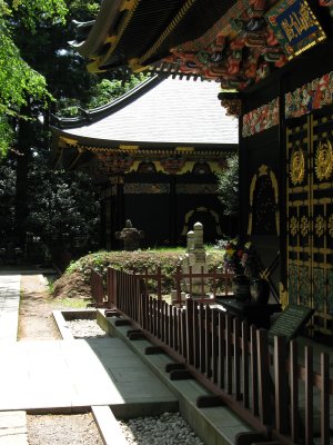 View from Kansen-den towards Zennō-den
