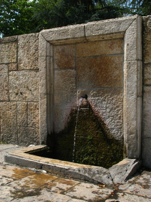 Turkish-style fountain outside Sveti Spas